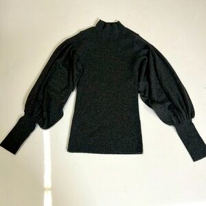 Charcoal Autumn Cashmere gorgeous sweater Sz Small